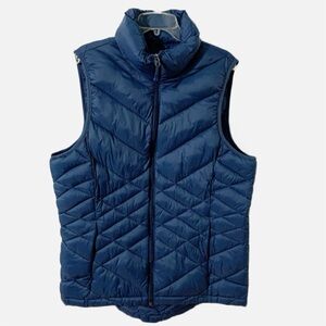 ZeroXposur Down Filled Full Front Zip Lightweight Winter Puffer Vest Layering 🟦